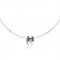 Hermes Cage d'H Necklace Purple in Lacquer With Gold